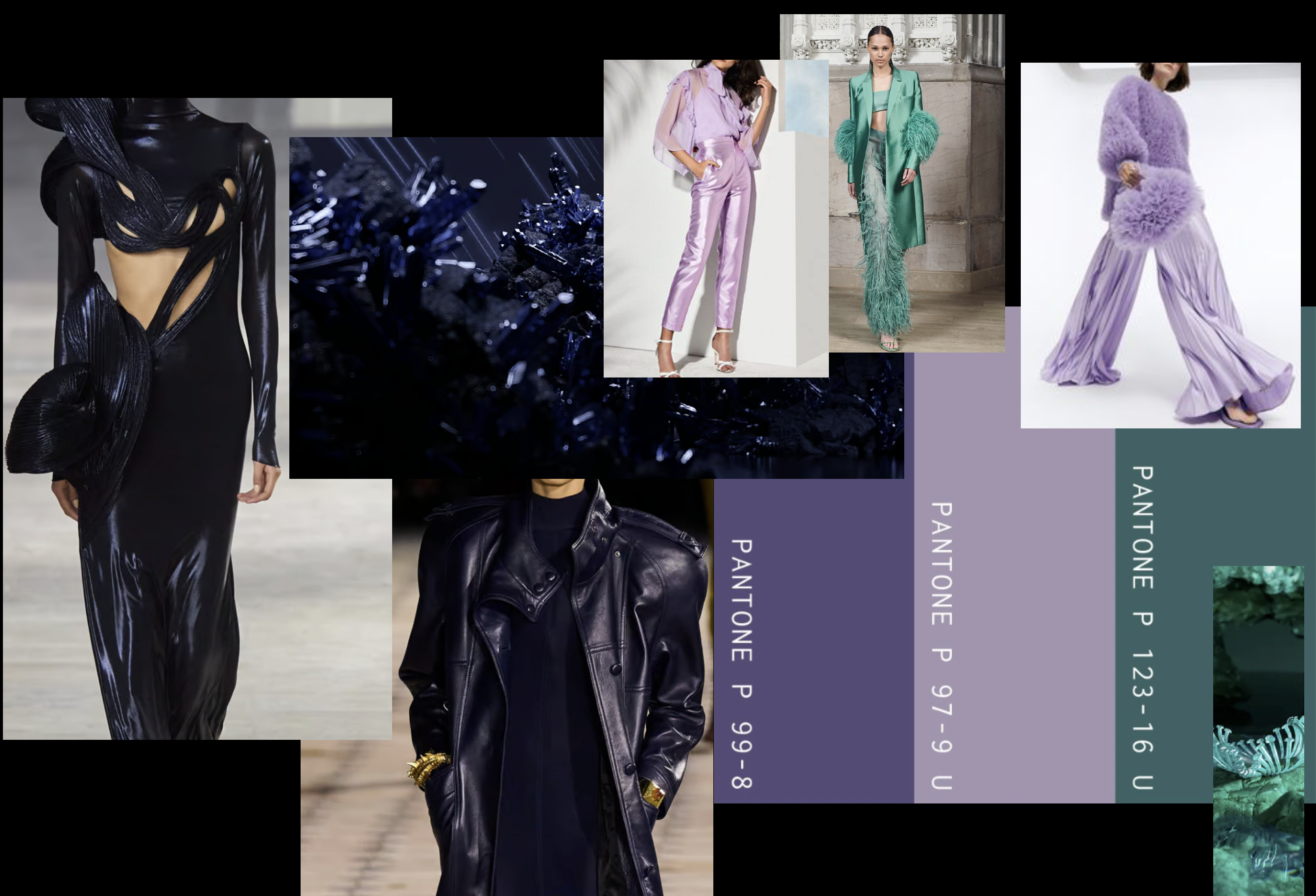 moodboards for the saks campaign images