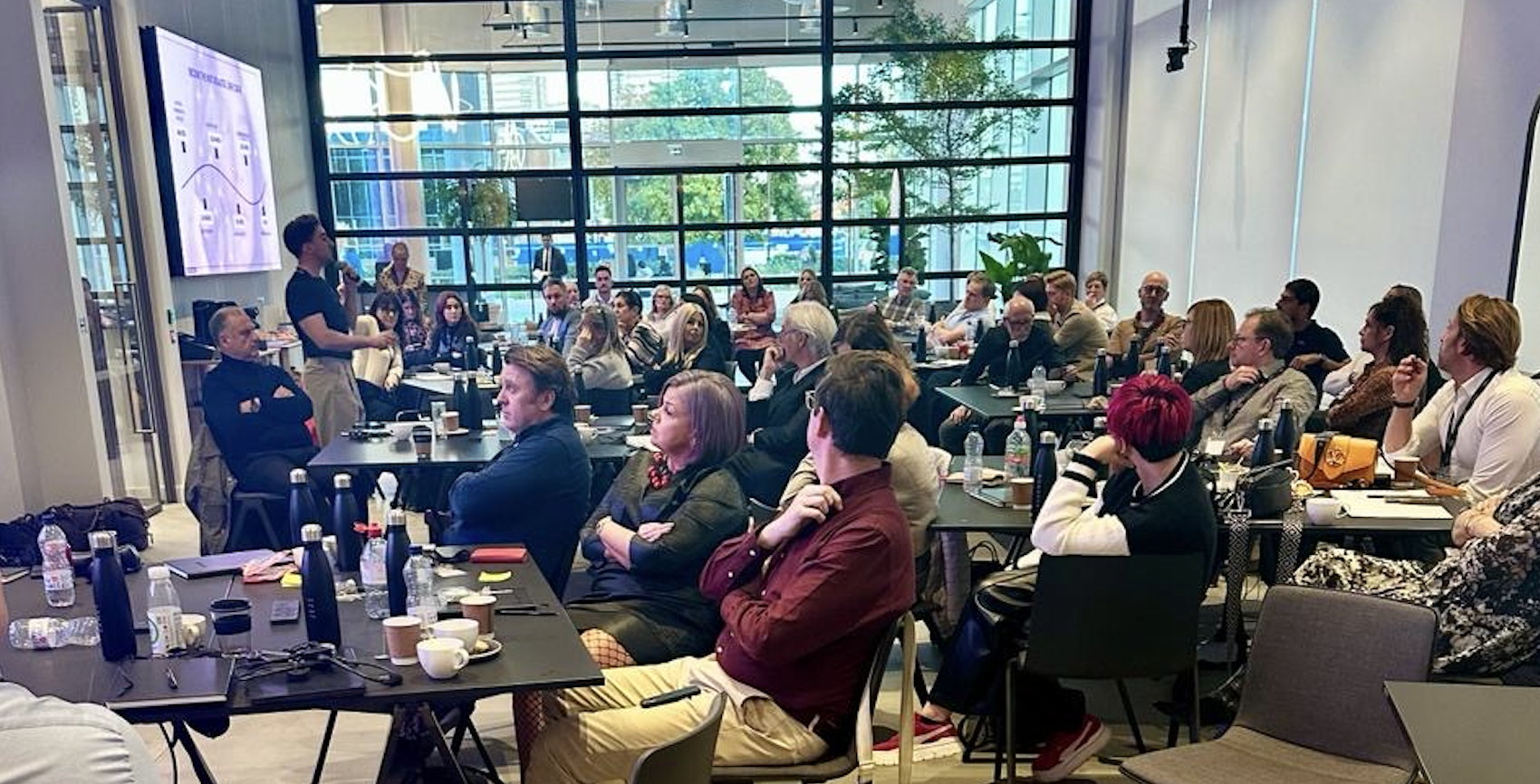 Saks salon owners at conference