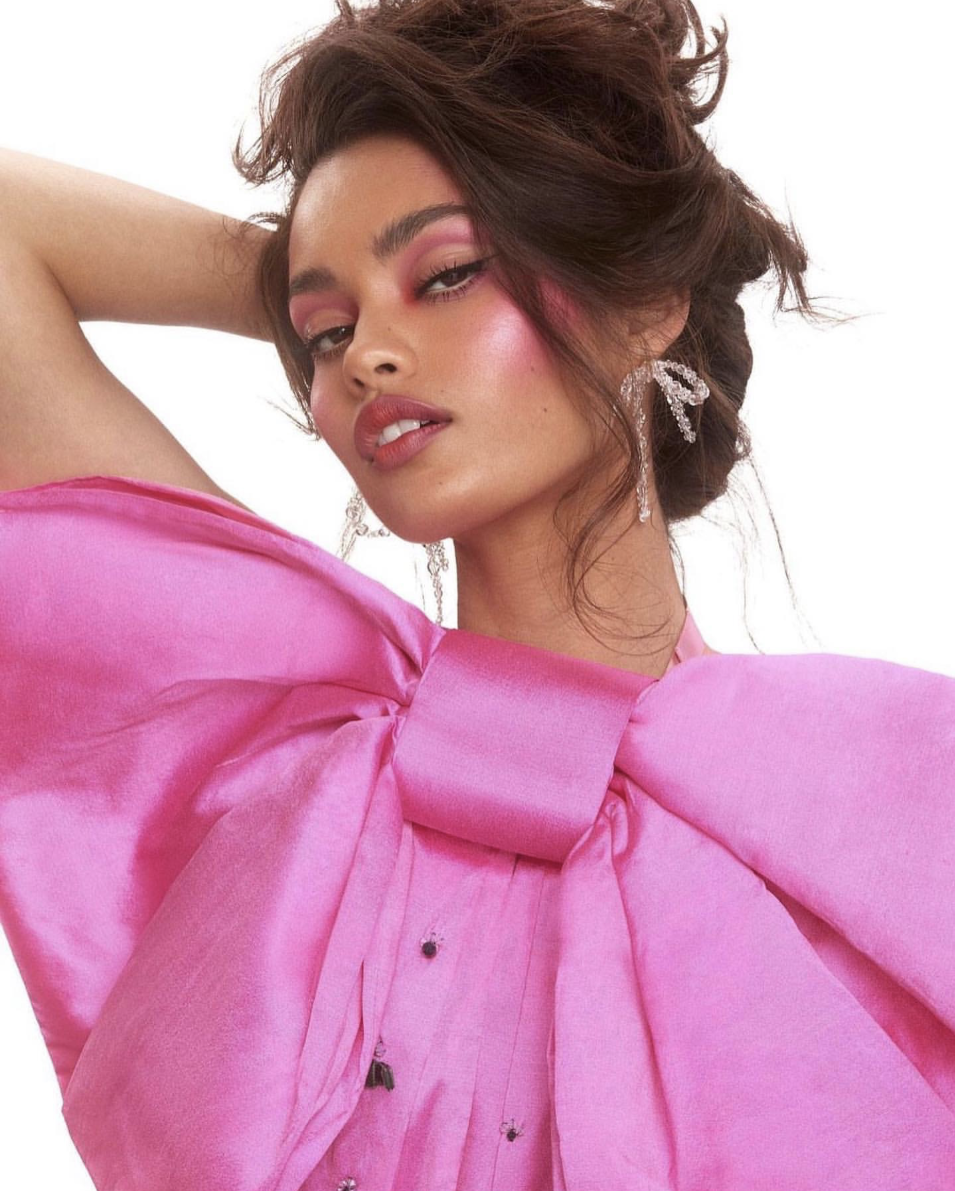 Jana Skye with makeup by Nikki Wolff and hair by Luke Pluckrose