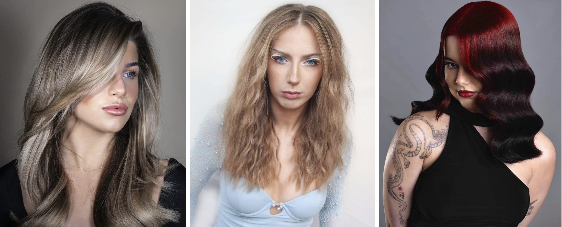 L'Oréal Colour Trophy entries from Saks Hair stylists