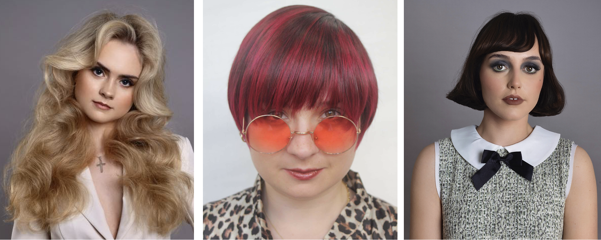 L'Oréal Colour Trophy entries from Saks Hair stylists
