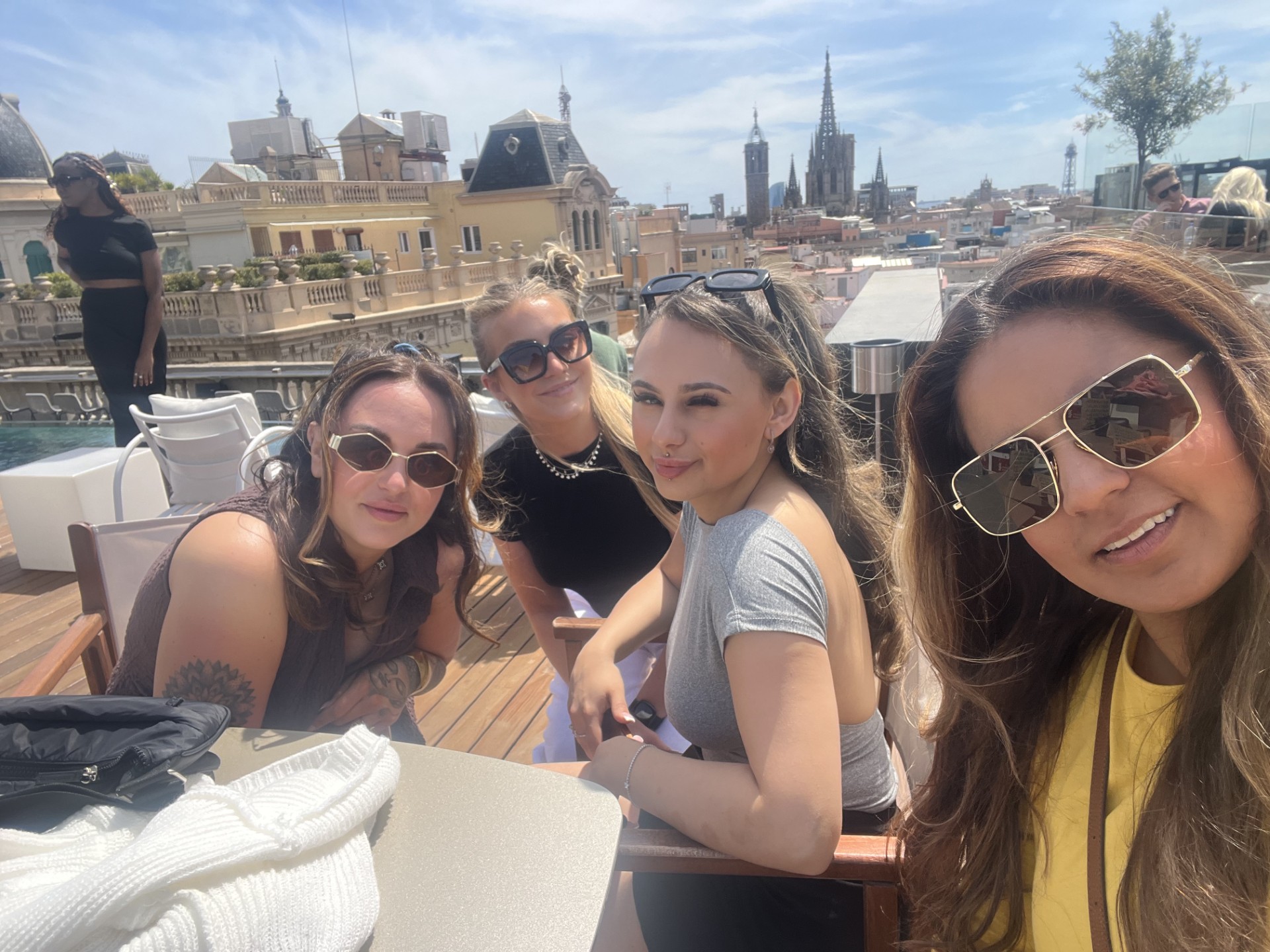 Saks West Bridgford team on a trip abroad 