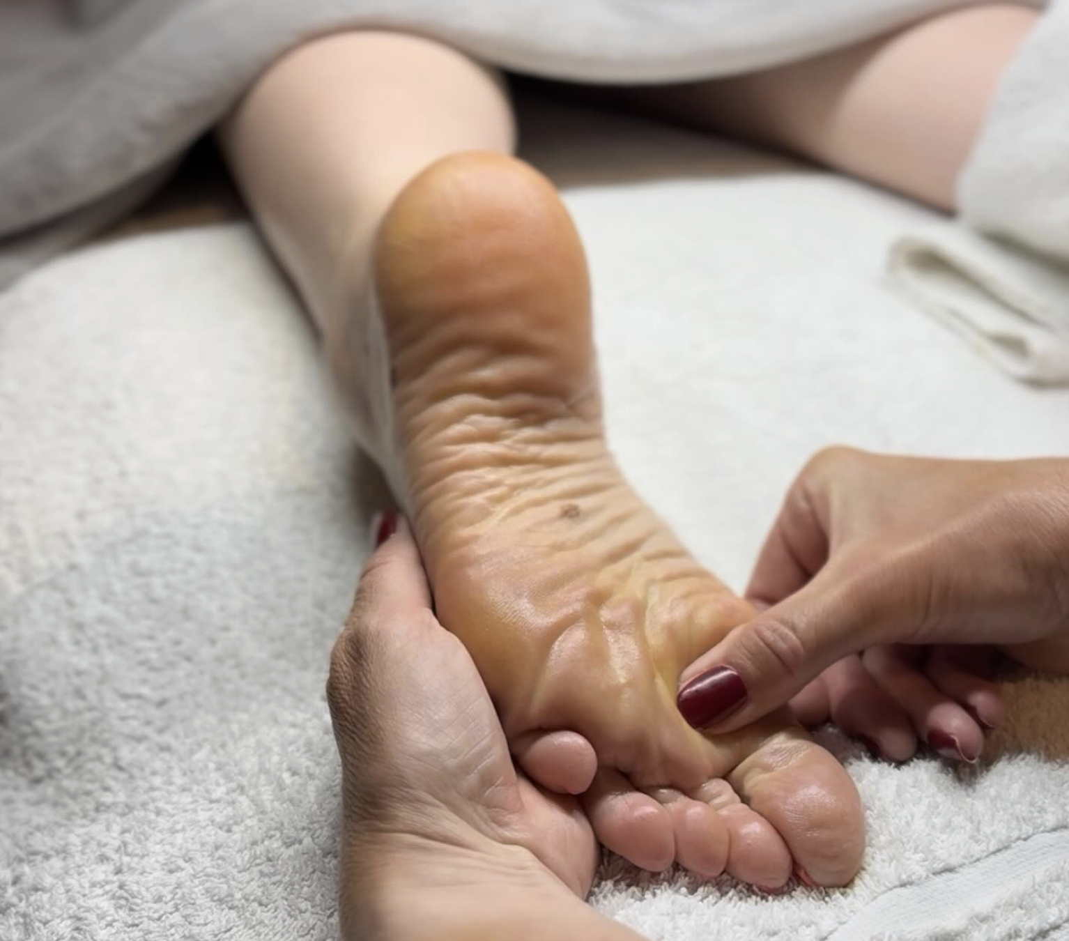 Foot massage at Saks Guisborough